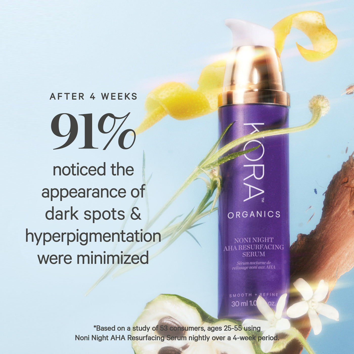 Buy AHA Serum For Skin Online - KORA Organics
