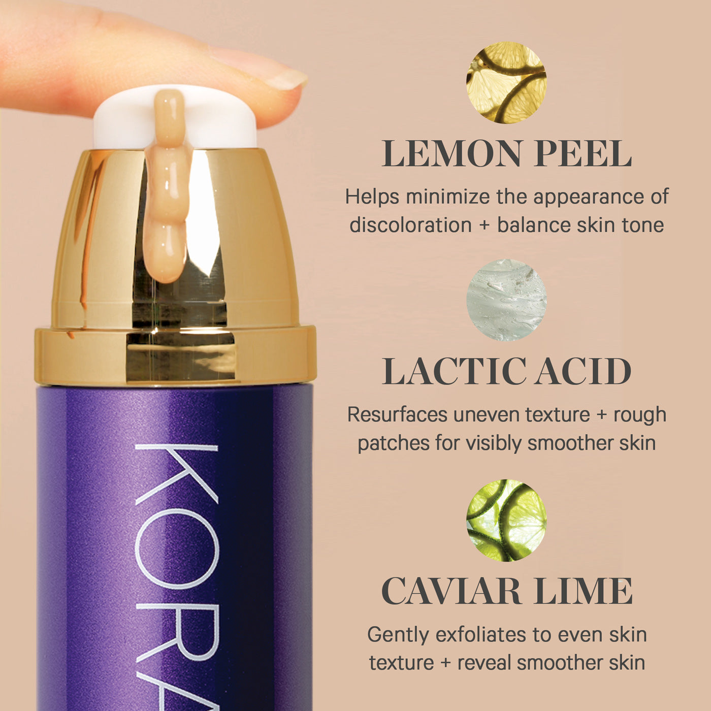 Buy AHA Serum For Skin Online - KORA Organics