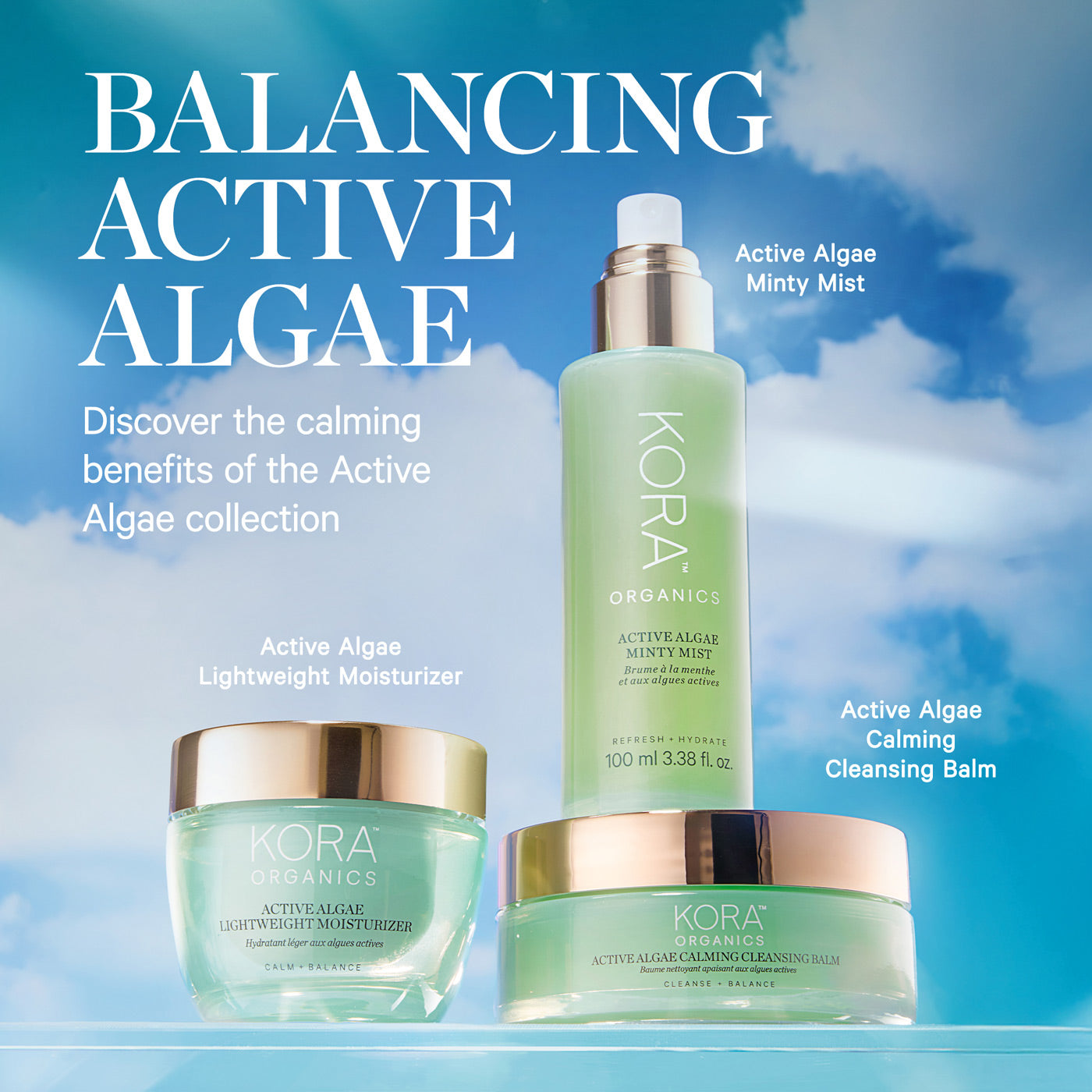 Active Algae Calming Cleansing Balm - KORA Organics