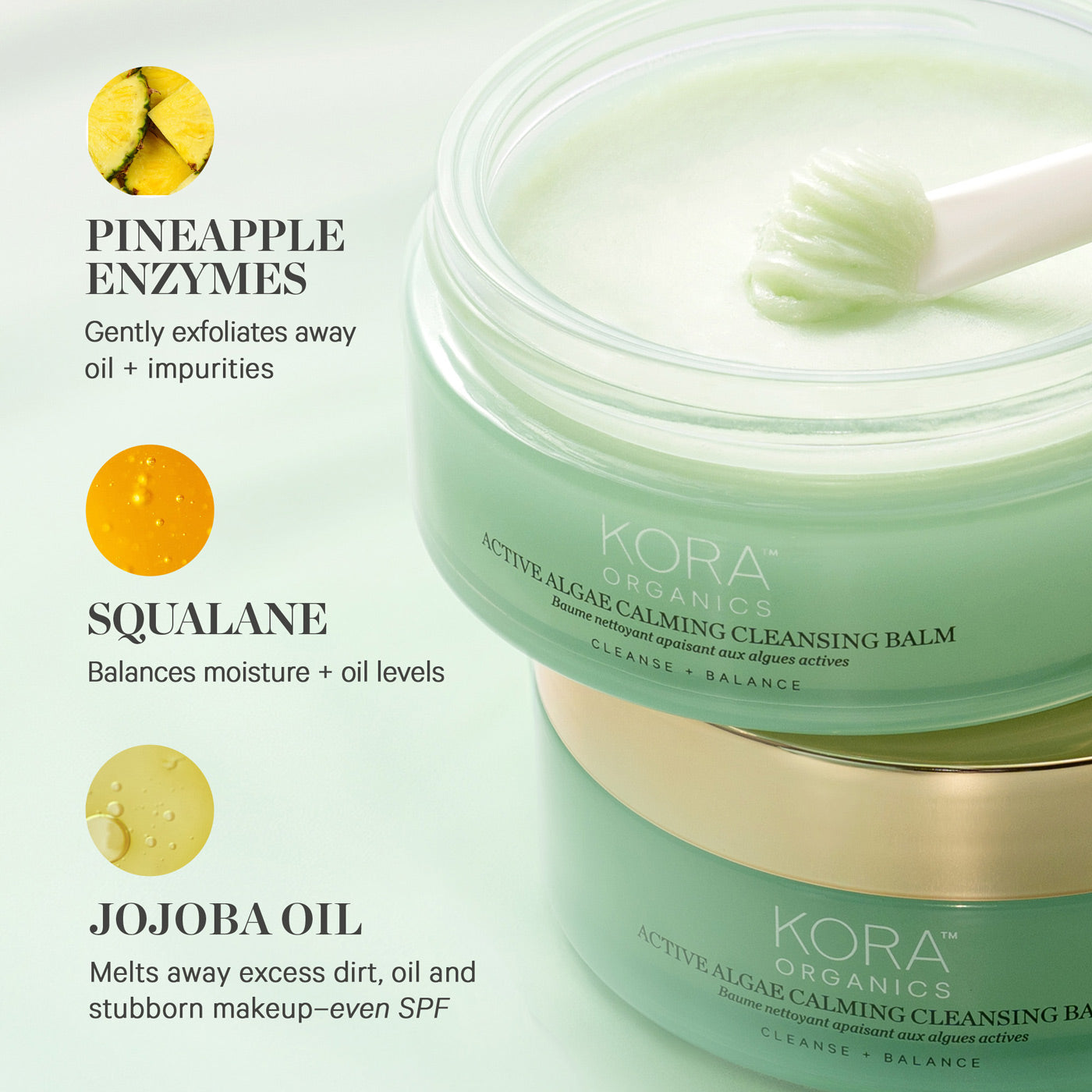 Active Algae Calming Cleansing Balm - KORA Organics