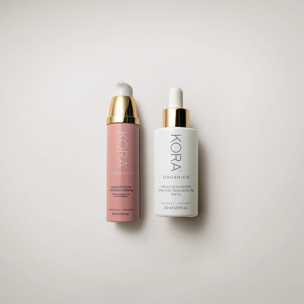 KORA Organics 日焼け止め SPF30 & SPF15 Amazon.com: KORA Organics Silky Sun Drops, Mineral Sunscreen